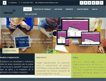 Tablet Screenshot of consultoriahenca.com